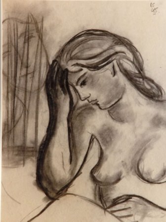 David Strachan, Pensive girl, 1968